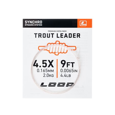 Synchro 9' Nylon Leader - 4,5X 0,165 mm